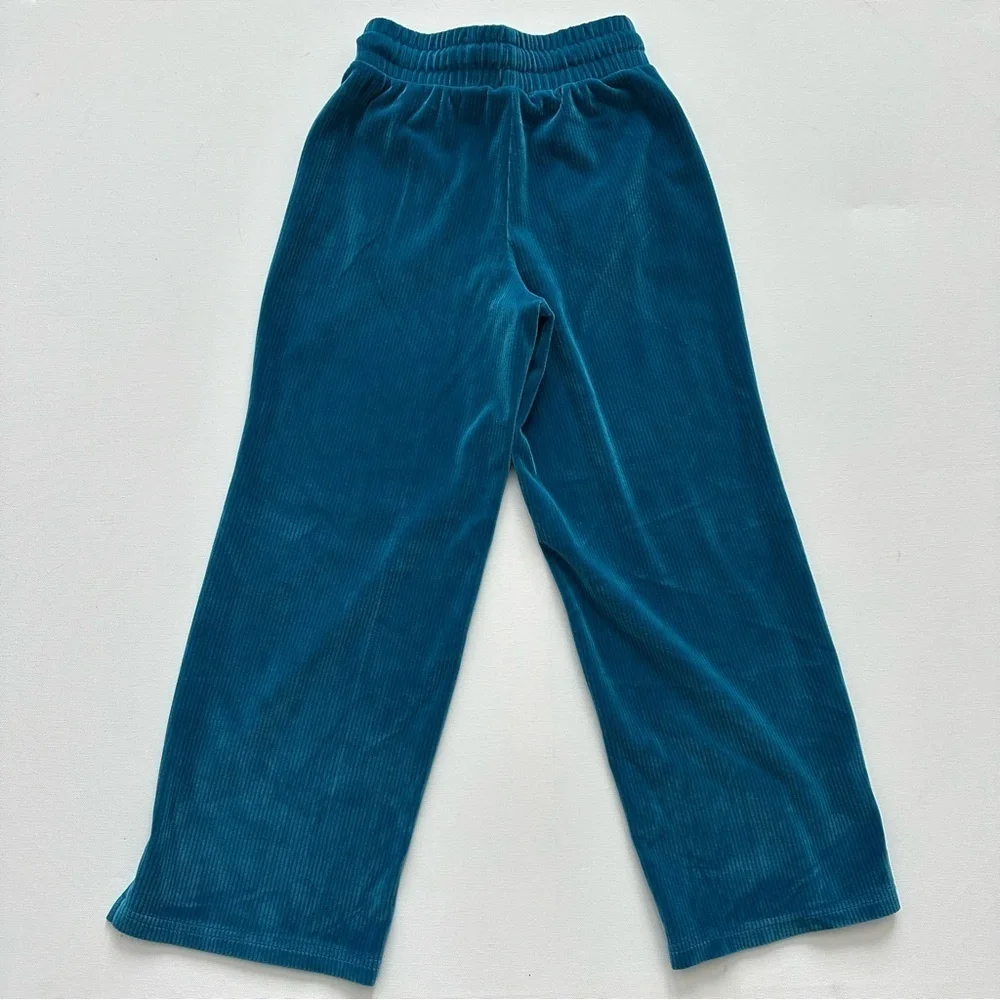 90 Degree By Reflex Turquoise Velour Set Size XS